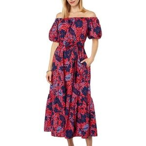 EUC - Lily Pulitzer Tamie Off The Shoulder Dreas